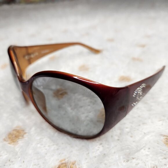 Chanel Monogram CC Sunglasses 6013-B, Authentic - Picture 2 of 9